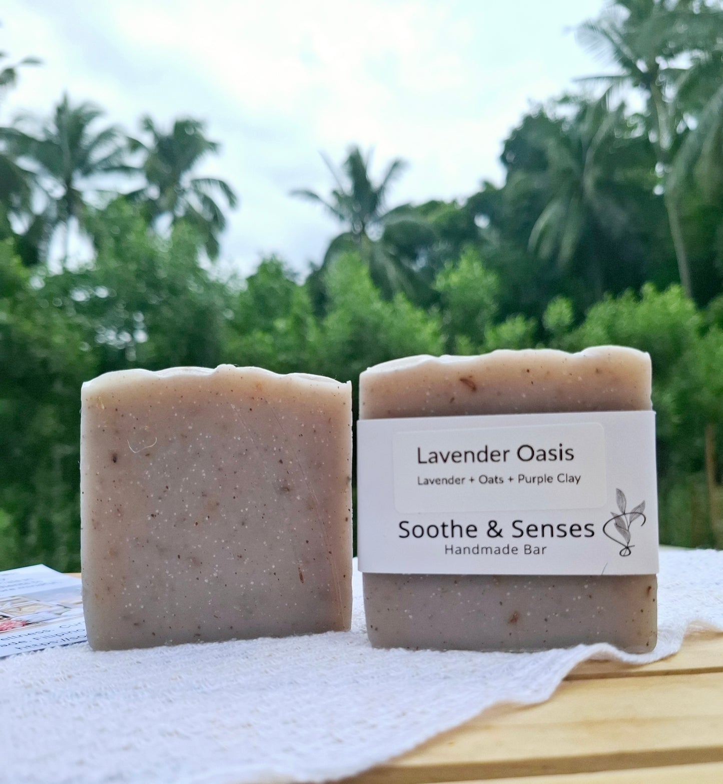 Lavender Oasis Natural Cold Processed Handmade Bar/ Artisan Soap