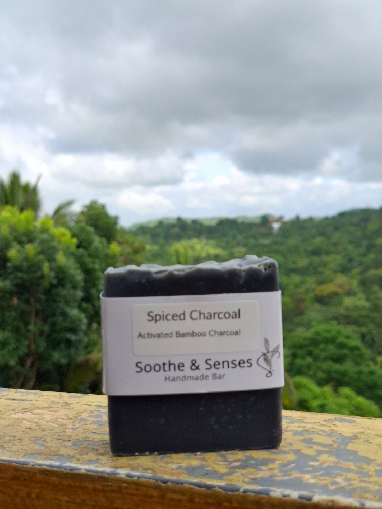 Spiced Charcoal Natural Cold Processed Handmade Bar/ Artisan Soap