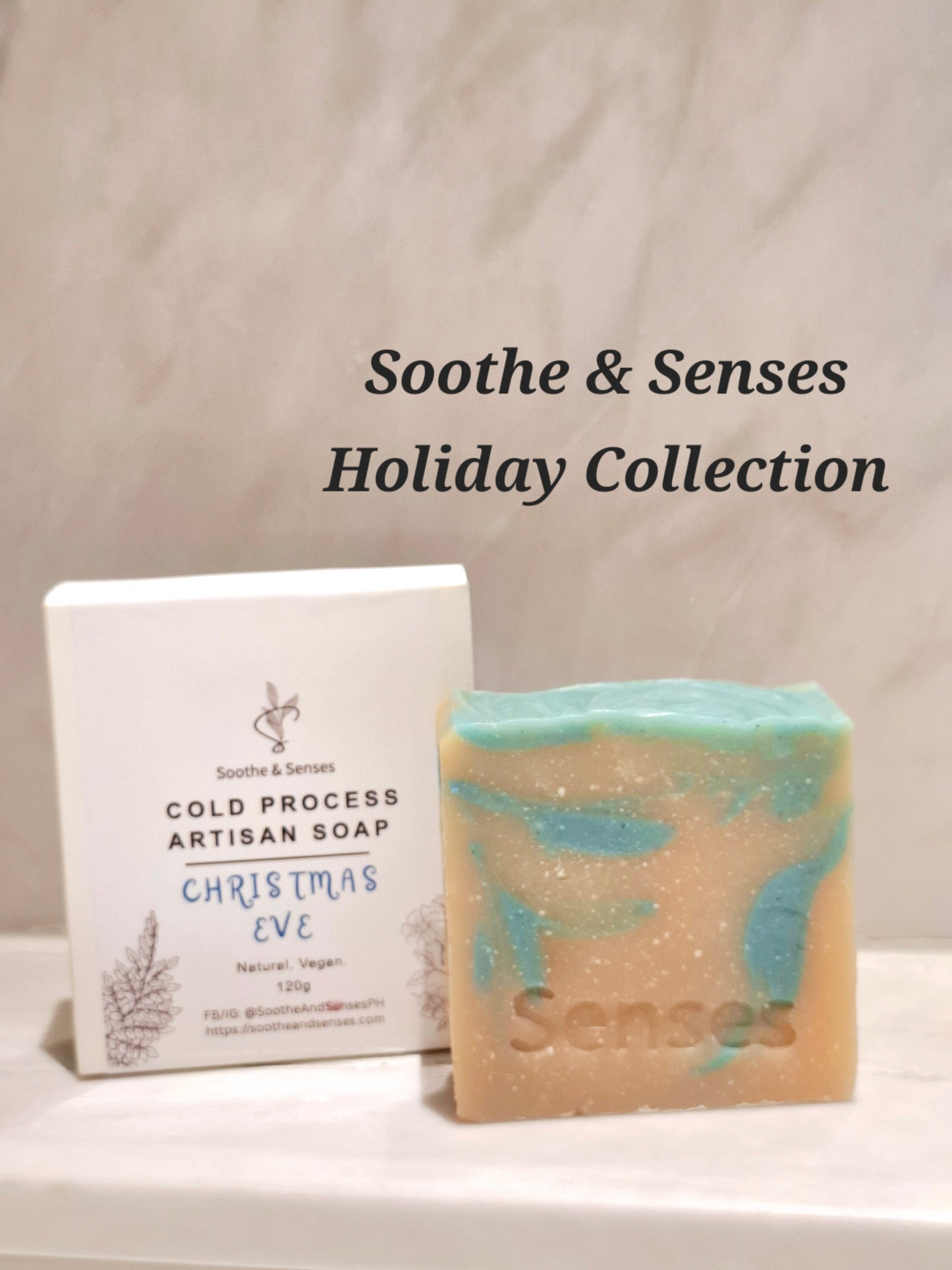 2025 Christmas Eve Natural Cold Processed Handmade Bar/ Artisan Soap