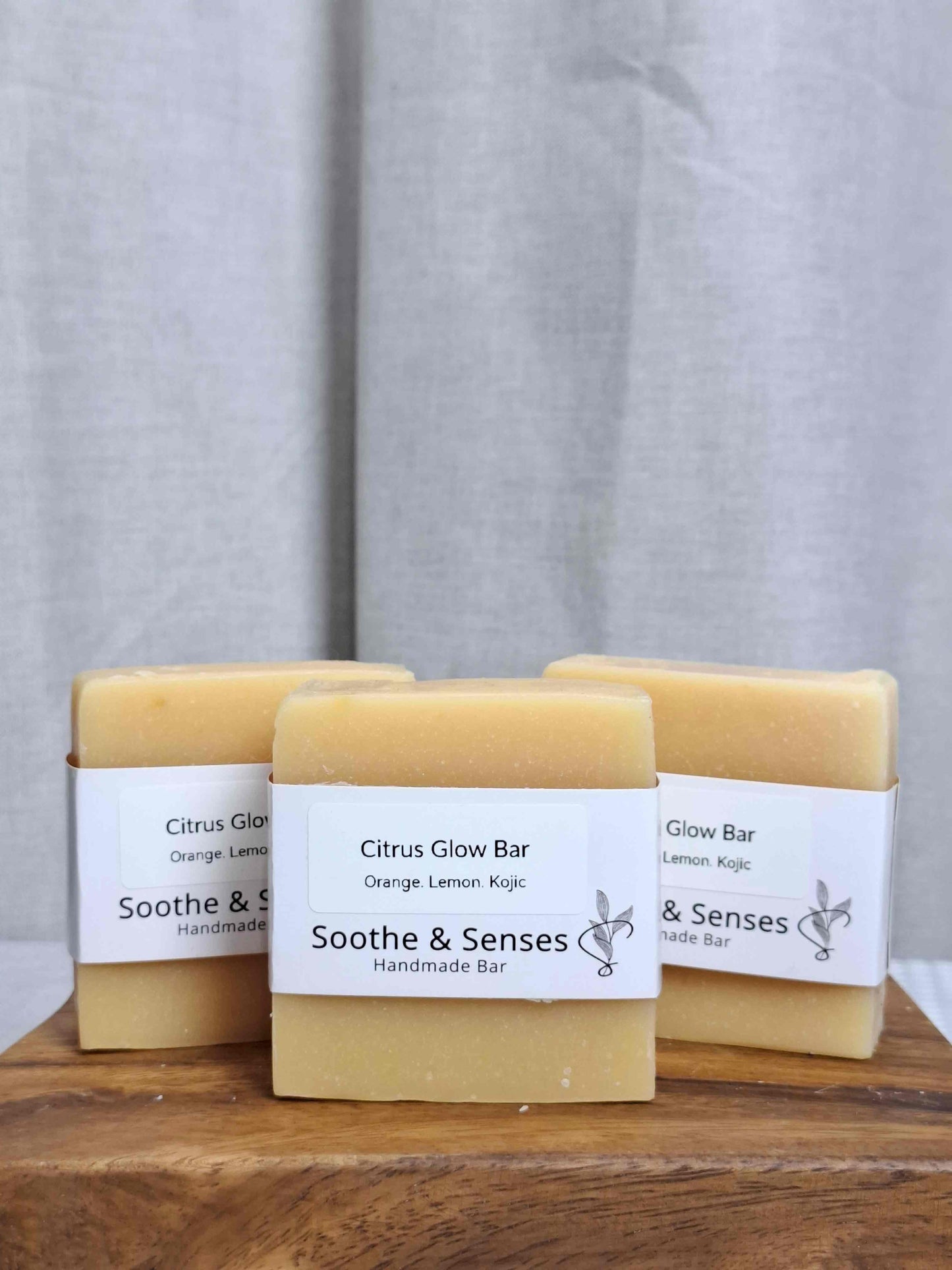 Citrus Glow Bar Natural Cold Processed Handmade Bar/ Artisan Soap