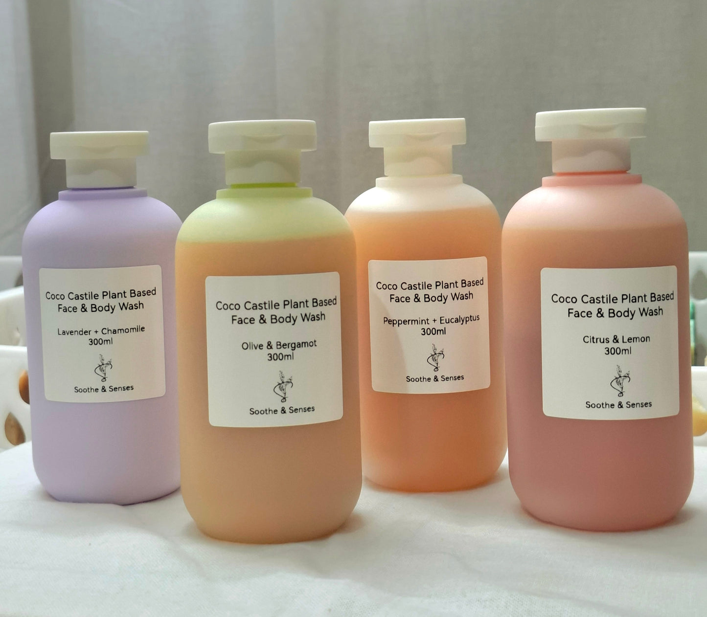 Coco Castile Plant Based Face & Body Wash - Lavender & Chamomile