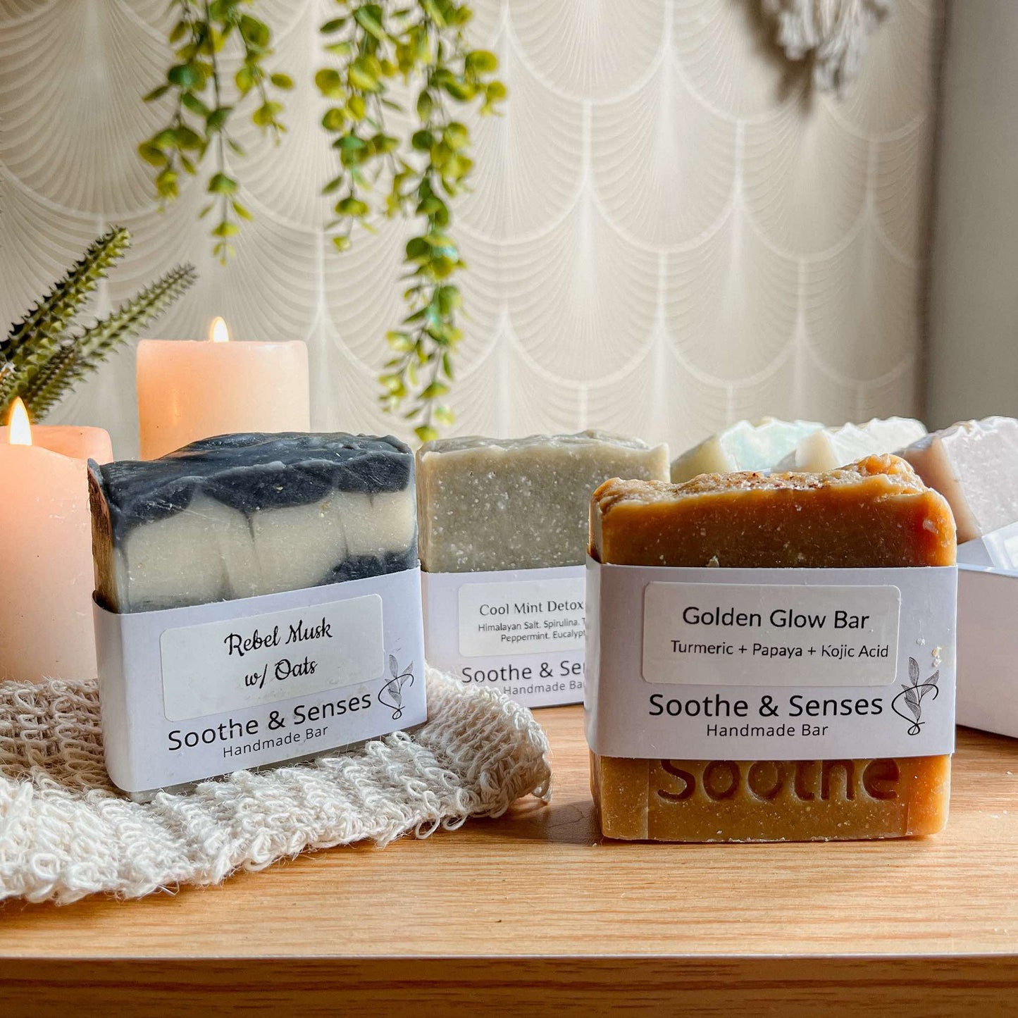 Rebel Musk with Oats Natural Cold Processed Handmade Bar/ Artisan Soap