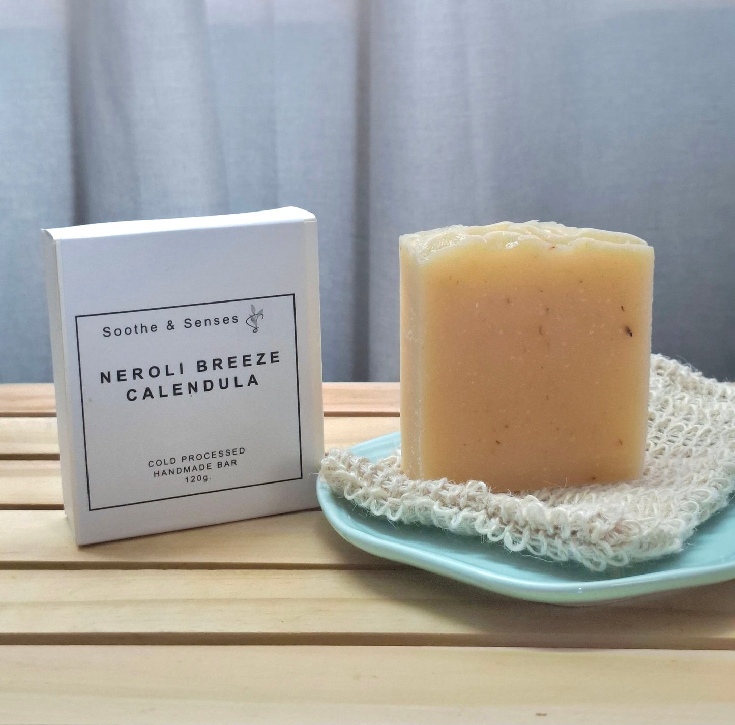 Neroli Breeze Calendula Natural Cold Processed Handmade Bar/ Artisan Soap