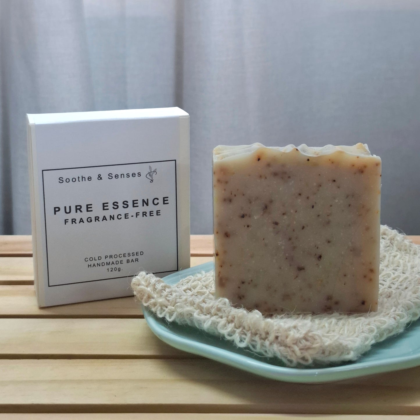 Pure Essence Fragrance-Free Natural Cold Processed Handmade Bar/ Artisan Soap