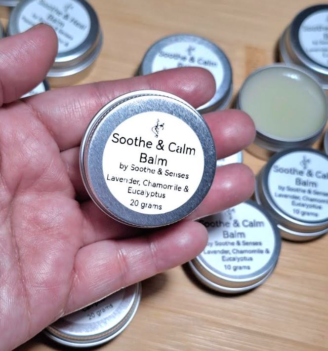 Soothe & Calm Balm - 20g Lavender, Chamomile, Eucalyptus/ Pain Relief Balm - All Natural