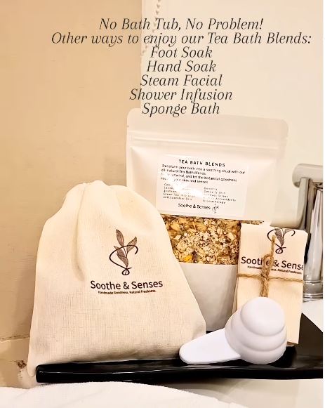 Natural Tea Bath Blends - 70g Pouch