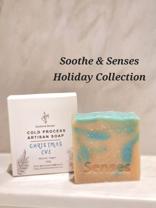 2025 Christmas Eve Natural Cold Processed Handmade Bar/ Artisan Soap