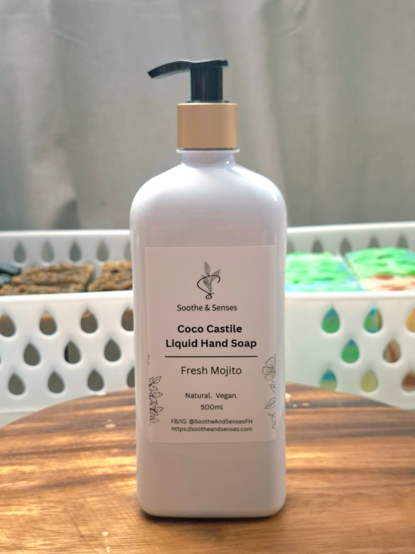Coco Castile Liquid Hand Soap 500ml - Fresh Mojijto