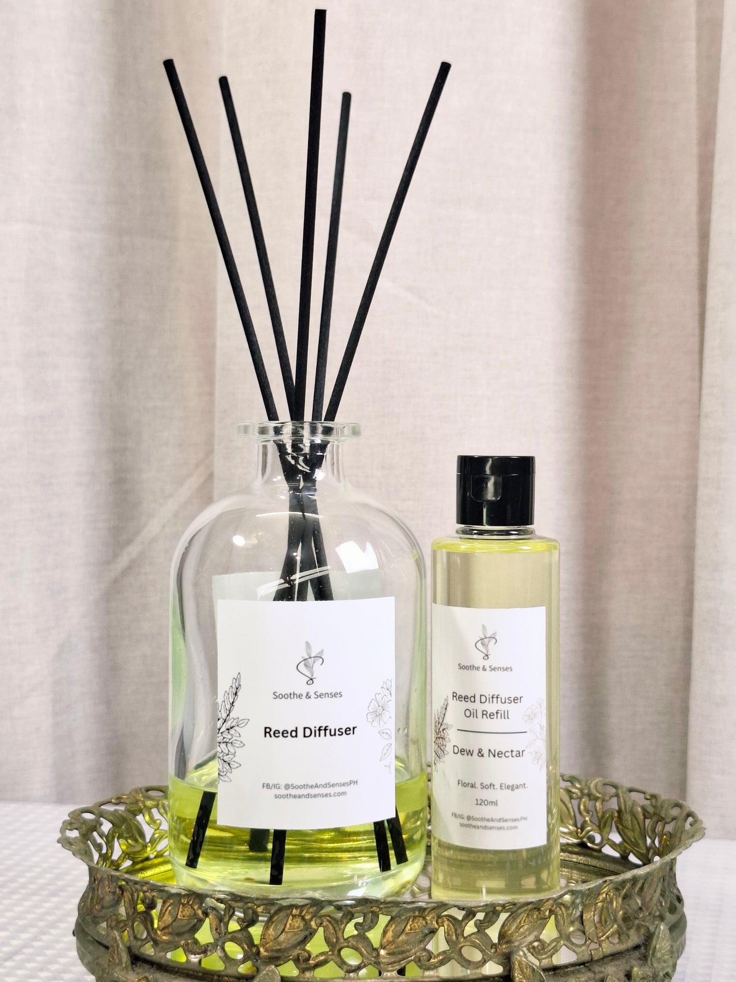 Soothe & Senses Reed Diffuser Collection - Home Vessel Set