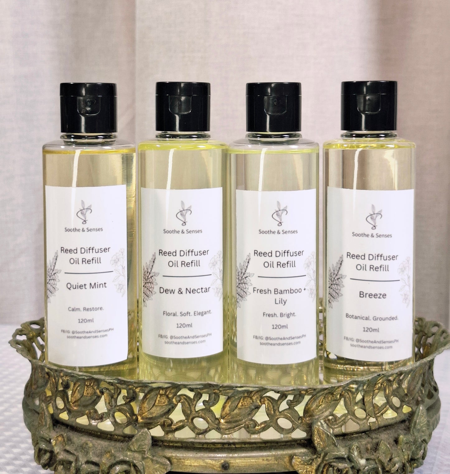 Soothe & Senses Reed Diffuser Collection - Reed Diffuser Oil Refill
