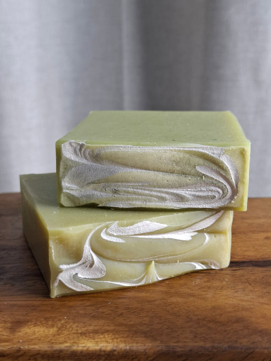 Avocado Mint Natural Cold Processed Handmade Bar/ Artisan Soap