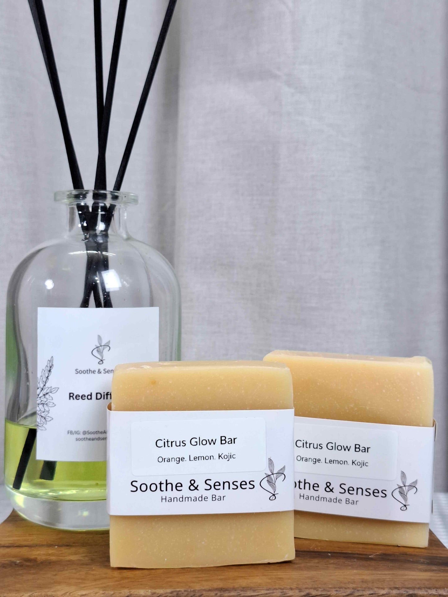 Citrus Glow Bar Natural Cold Processed Handmade Bar/ Artisan Soap