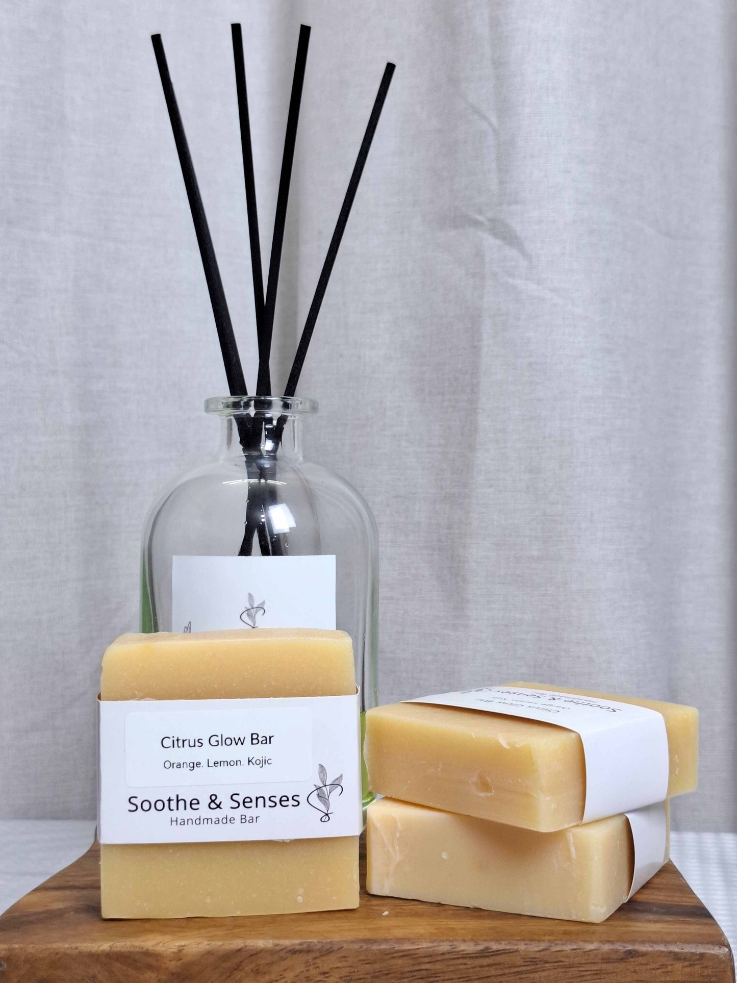 Citrus Glow Bar Natural Cold Processed Handmade Bar/ Artisan Soap