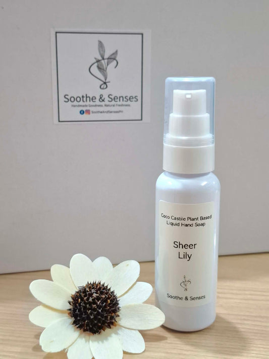 Coco Castile Liquid Hand Soap 50ml - Sheer Lily