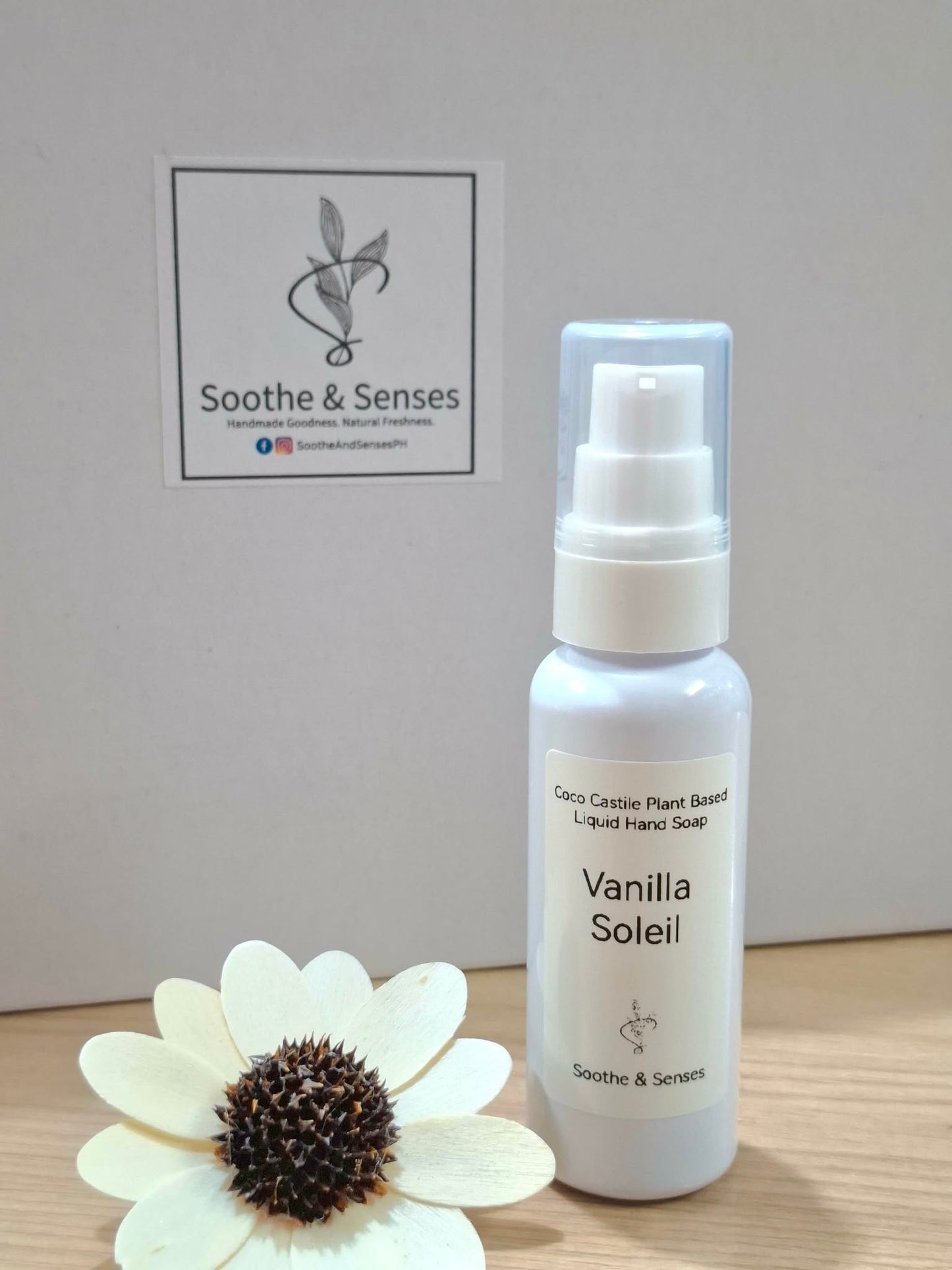 Coco Castile Liquid Hand Soap 50ml - Vanilla Soleil