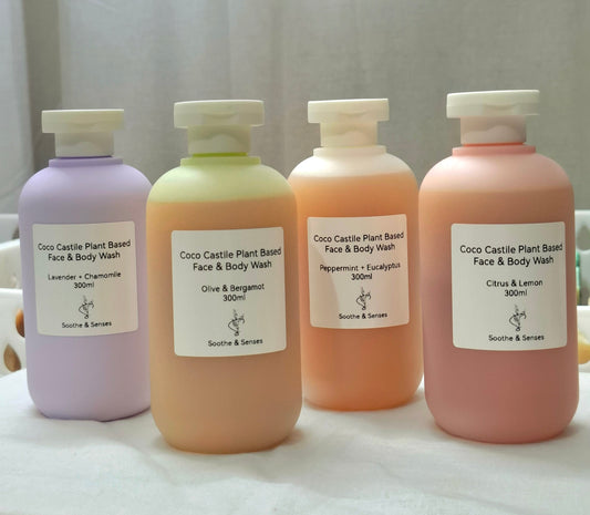 Coco Castile Plant Based Face & Body Wash - Citrus & Lime