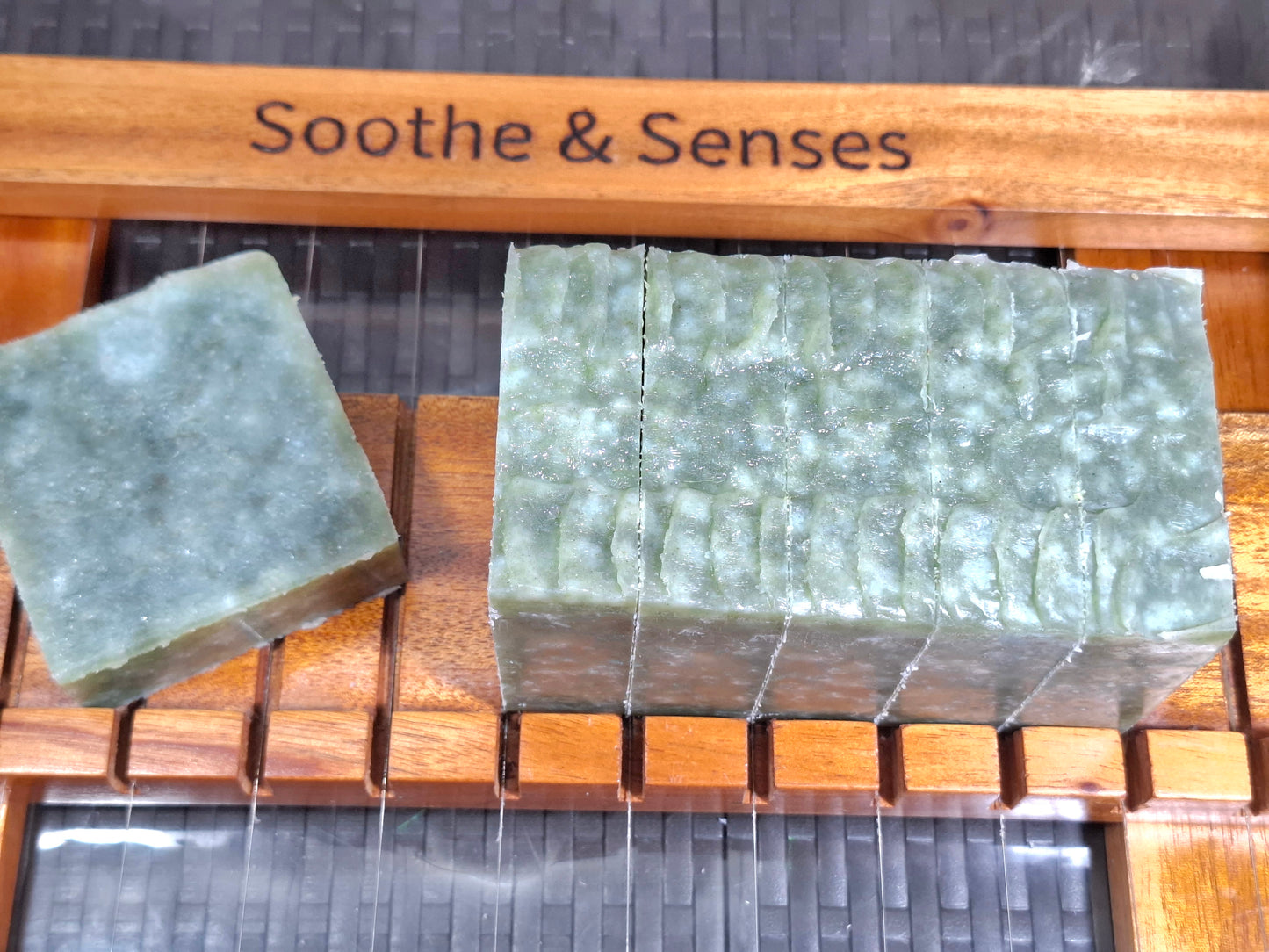 Cool Mint Detox Bar Natural Cold Processed Handmade Bar/ Artisan Soap