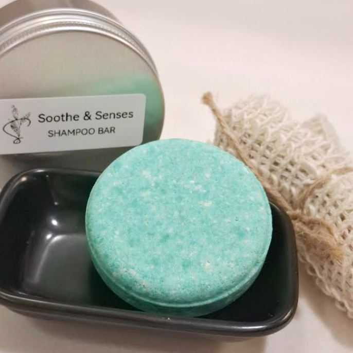 Cucumber + Watermelon Natural Shampoo Bar Sulfate-Free/ Paraben-Free