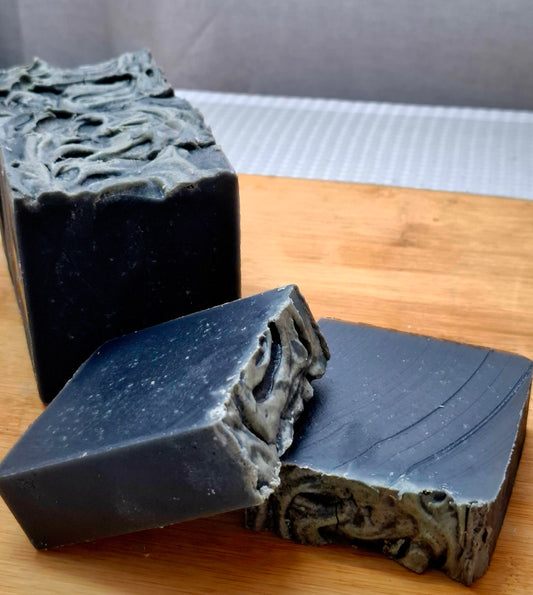 Spiced Charcoal Natural Cold Processed Handmade Bar/ Artisan Soap