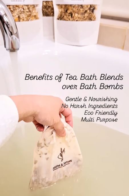 Natural Tea Bath Blends - 70g Pouch