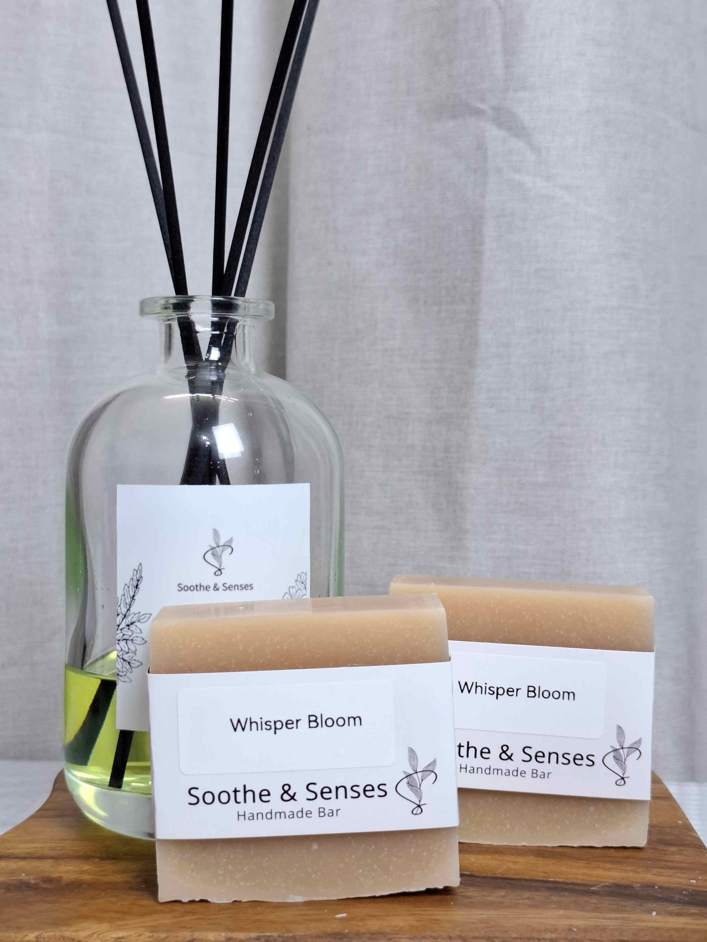 Whisper Bloom Natural Cold Processed Handmade Bar/ Artisan Soap