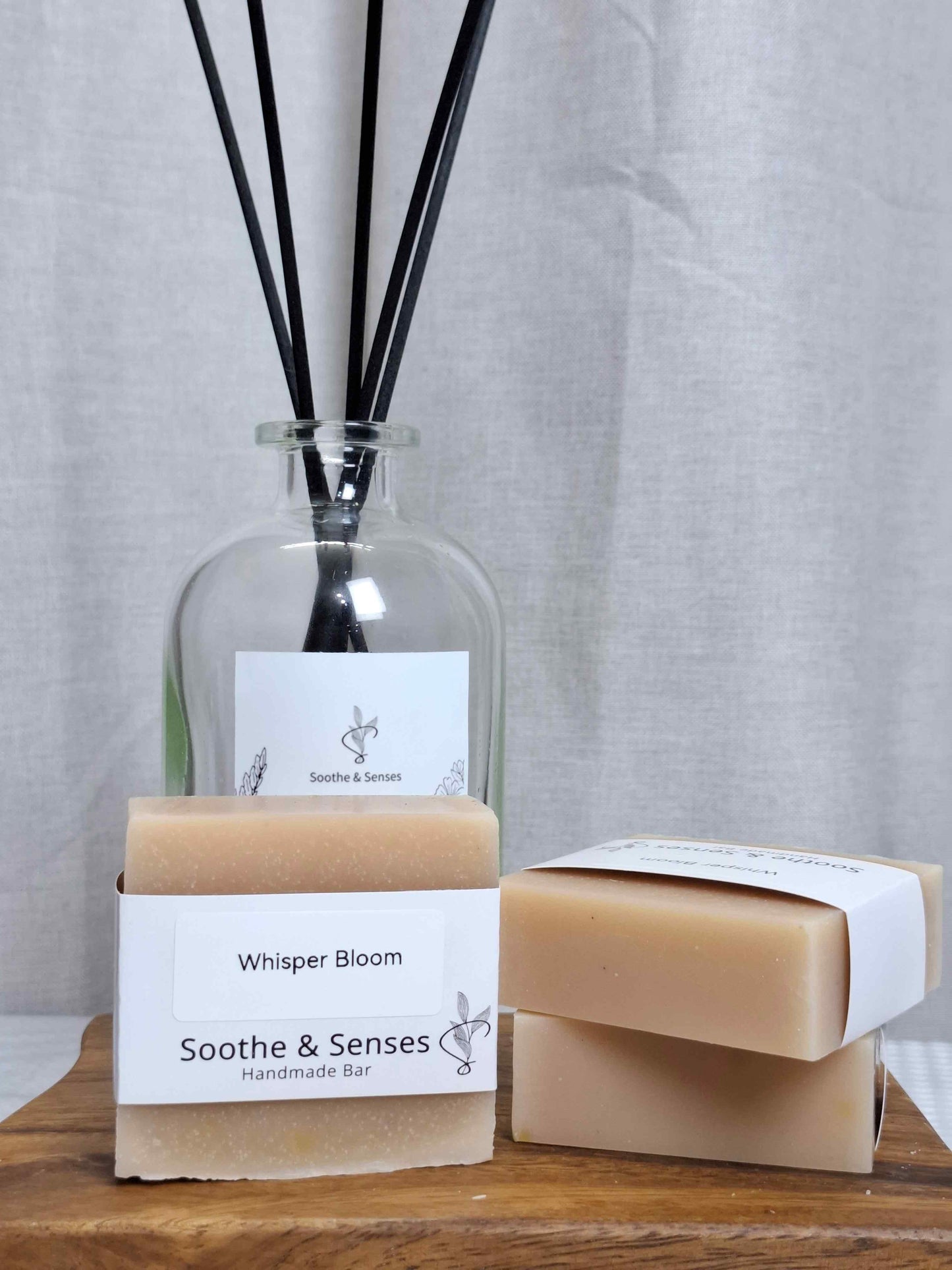 Whisper Bloom Natural Cold Processed Handmade Bar/ Artisan Soap