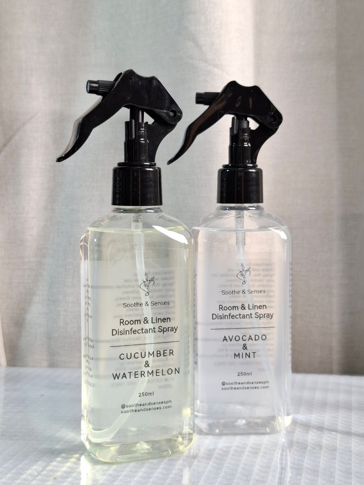 Soothe & Spray - HOME & LINEN COLLECTION Anti-Bacterial Disinfectant Spray for Home, Office, Car Use 250ML