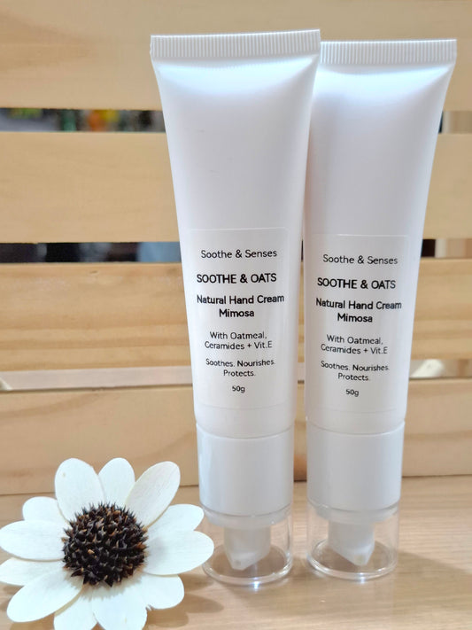 Soothe & Oats Natural Hand Cream 50g - Mimosa