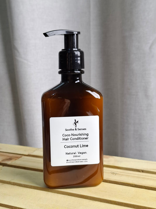 Coco Nourishing Hair Conditioner 200ml - Coconut Lime