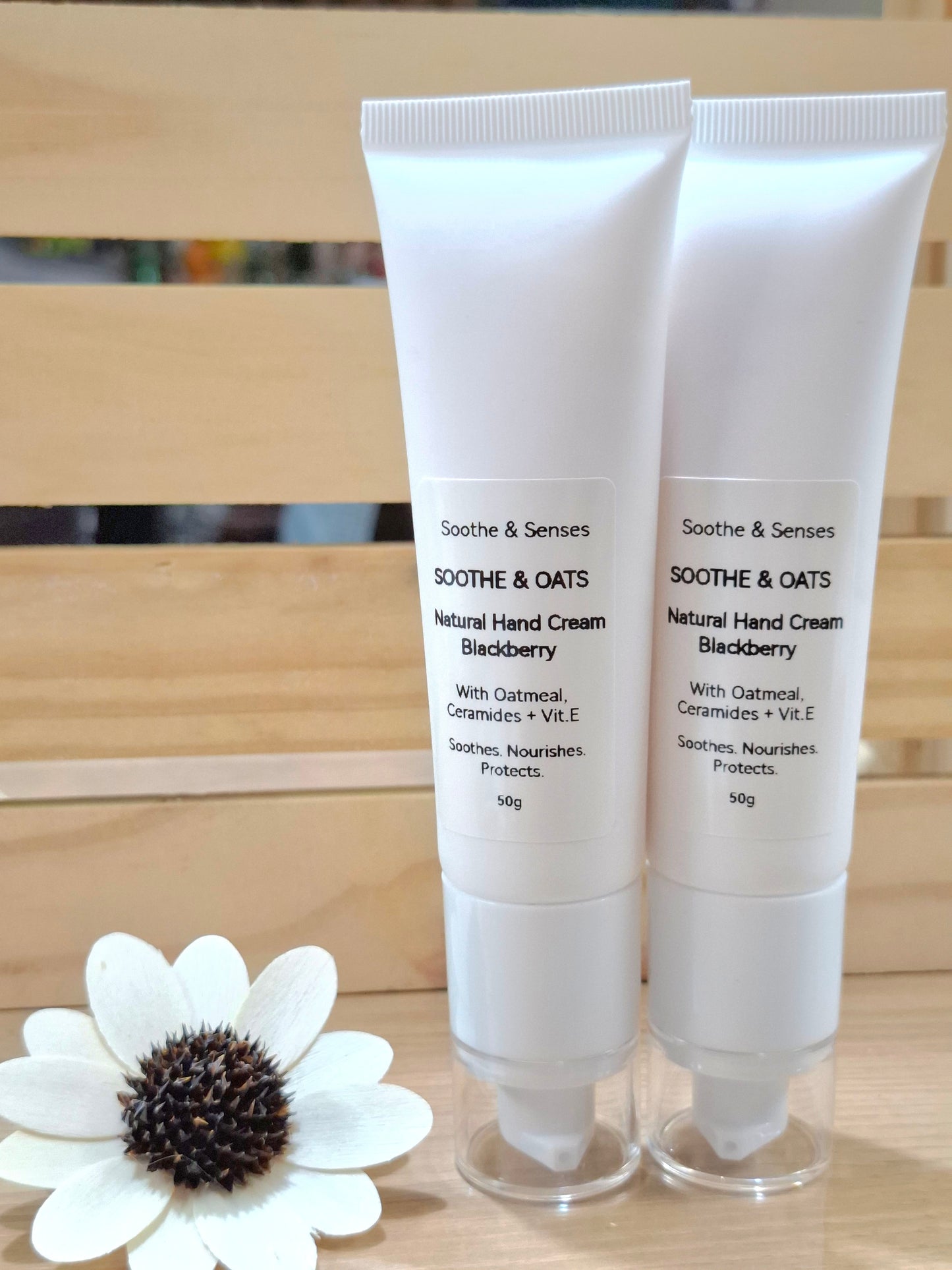 Soothe & Oats Natural Hand Cream 50g - Blackberry